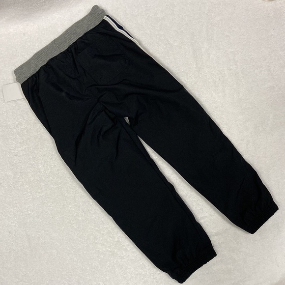NWT Oshkosh 4t nylon lined black boys joggers athletic jersey elastic waist - Picture 3 of 5